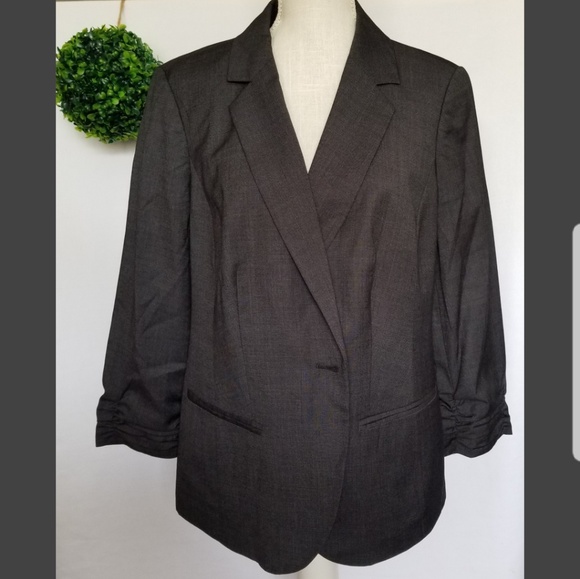Eloquii Jackets & Blazers - NEW Eloquii Plus Size 16 Blazer Jacket Gray New